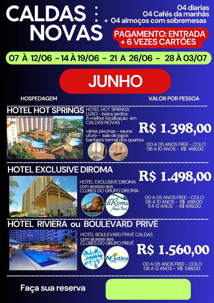 CALDAS NOVAS -  JUNHO